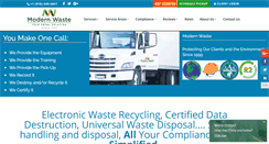 Desktop Screenshot of modernwastesolutions.com